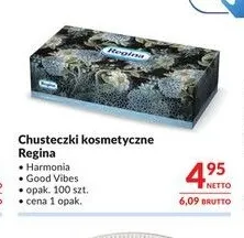 Chusteczki kosmetyczne Regina Harmonia promocja w Makro