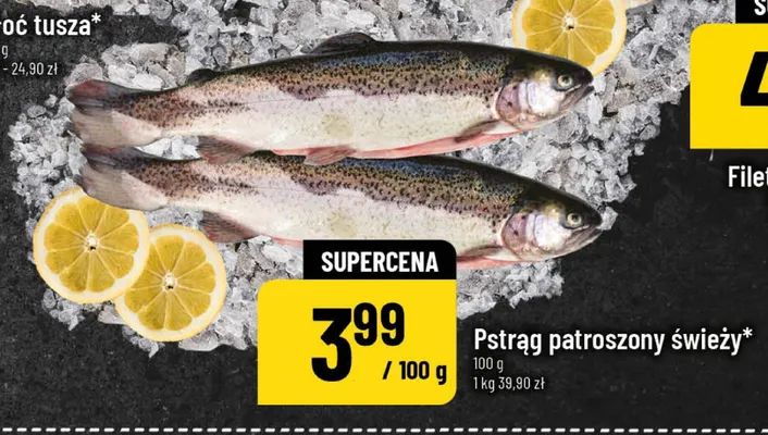 Pstrąg patroszony świeży promocja w POLOmarket