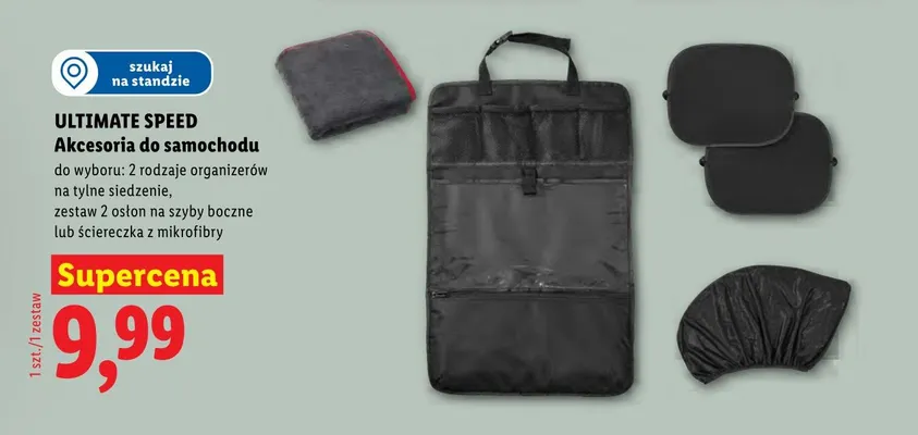 Akcesoria do samochodu promocja w Lidl
