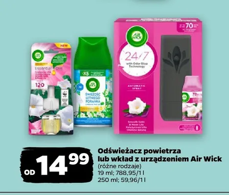 Odświeżacz powietrza Air Wick promocja w Netto