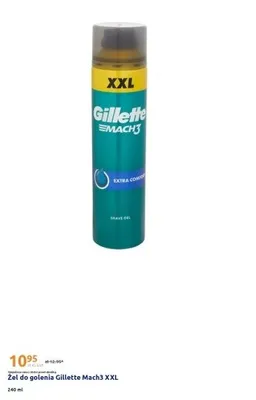 Żel do golenia Gillette Mach3 XXL promocja w Action
