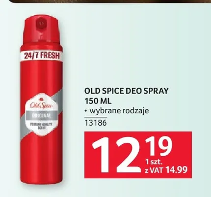 Dezodorant spray Old Spice promocja w Selgros