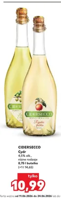 Cydr Cidersecco promocja w Kaufland