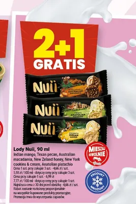 Lody New Zeland honey Nuii promocja w Twój Market