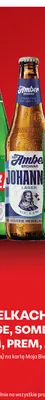 Piwo Amber Johannes Lager promocja w Biedronka