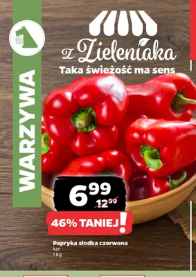 Papryki słodkie czerwone promocja w Netto