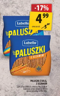Paluszki z sezamem Lubella promocja w Arhelan