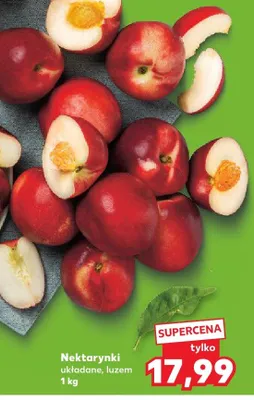 Nektarynki układane luzem promocja w Kaufland