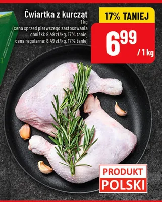 Ćwiartka z kurczat promocja w POLOmarket