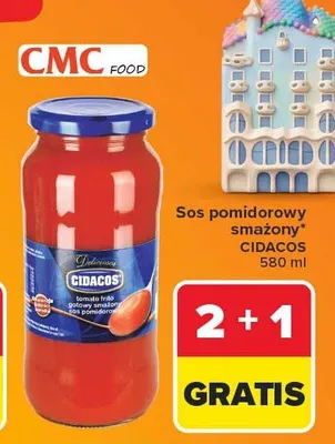 Sos pomidorowy smażony Cidacos promocja w Carrefour