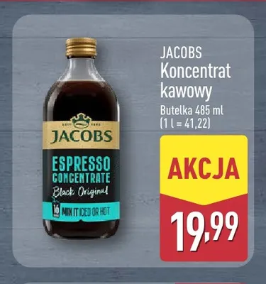 Kawa rozpuszczalna Koncentrat kawowy Jacobs promocja w Aldi