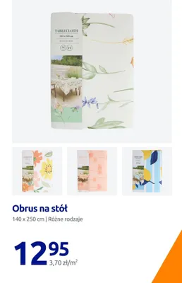 Obrus na stół różne rodzaje  promocja w Action