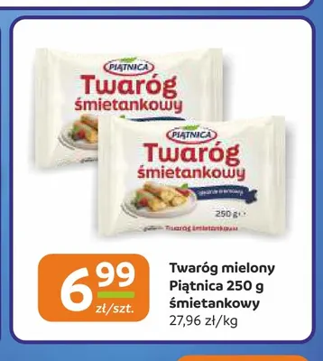 Twaróg mielony Piątnica śmietankowy promocja w Gama