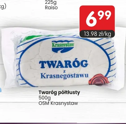 Twaróg półtłusty Krasnystaw promocja w Market Point