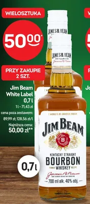 Whisky Jim Beam White Label promocja w Żabka