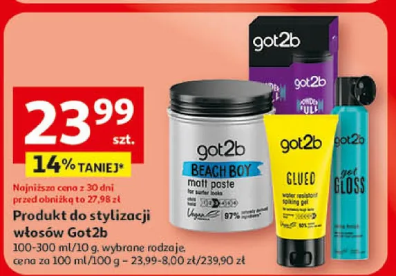 Produkt do stylizacji włosów promocja w Auchan