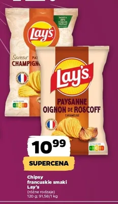 Chipsy Francuskie smaki Lay's promocja w Netto