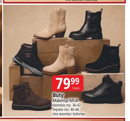 Buty Maketop/MGB promocja w Leclerc