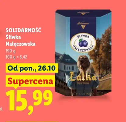 Śliwka Nałęczowska Solidarność promocja w Lidl