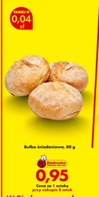Bułka śniadaniowa promocja w Biedronka