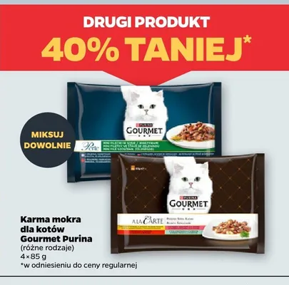 Karma mokra dla kotów Gourmet Purina promocja w Netto