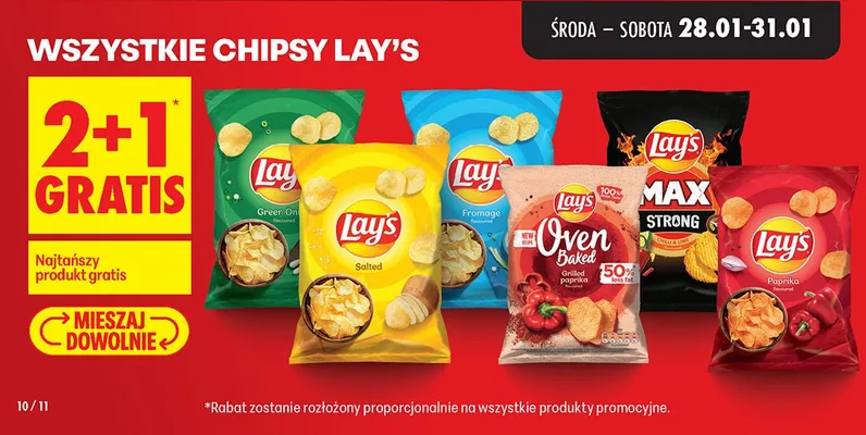 Chipsy Lay's Green Onion promocja w Biedronka