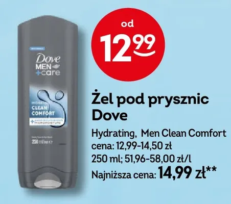 Żel pod prysznic Dove Hydrating promocja w Żabka