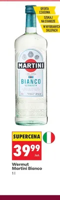 Wermut Martini Bianco promocja w Biedronka
