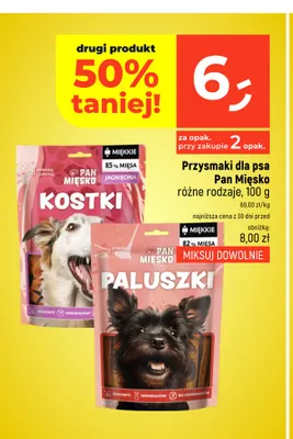 Przysmaki dla psa Pan Mięsko kostki jagnięcina promocja w Dealz
