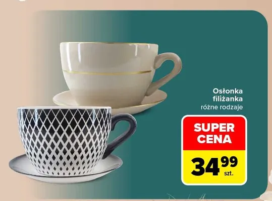 Osłonka filiżanka promocja w Carrefour