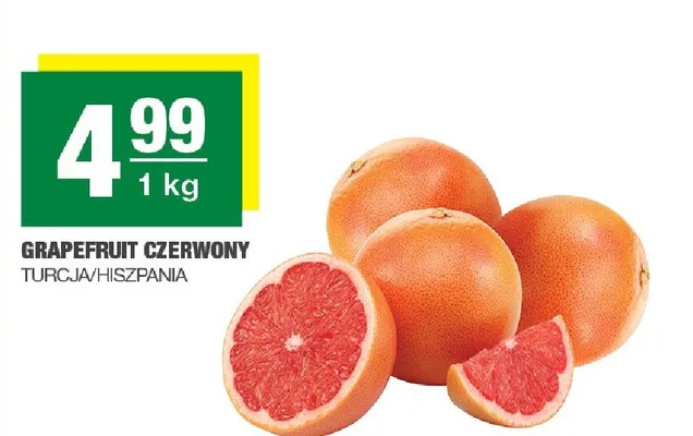 Grapefruit czerwony turcja/hiszpania promocja w SPAR