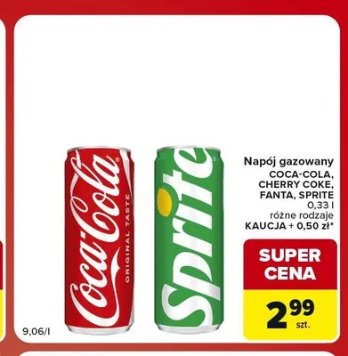 Napój gazowany Coca-Cola promocja w Carrefour Market