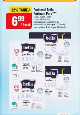 Podpaski Bella Perfecta Pure promocja w POLOmarket