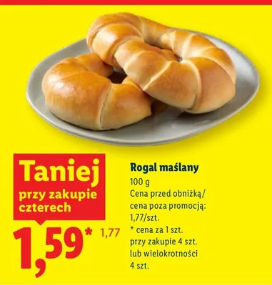 Rogal maślany promocja w Lidl