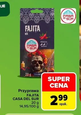 Przyprawa Fajita Casa del Sur promocja w Carrefour Market