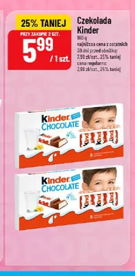 Czekolada Kinder promocja w POLOmarket