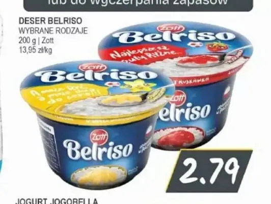 Deser Belriso Zott promocja w Słoneczko