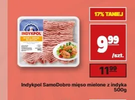 Mięso mielone z indyka SamoDobro Indykpol promocja w API Market