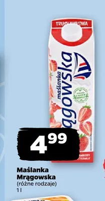 Maślanka Mrągowska promocja w Netto