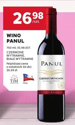 Wino Panul czerwone wytrawne, białe wytrawne promocja w Stokrotka