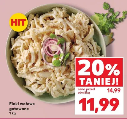 Flaki wołowe gotowane promocja w Kaufland