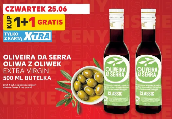 Oliwa z oliwek extra virgin Oliveira da Serra Classic promocja w Kaufland
