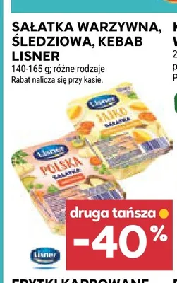 Sałatka kebab Lisner promocja w Stokrotka