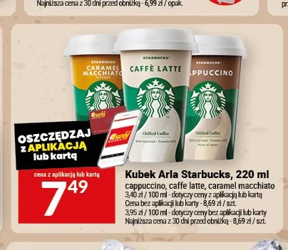Kawa mrożona Starbucks Caramel Macchiato promocja w Twój Market