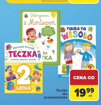Teczka dla przedszkolaka Nauka na wesoło promocja w Carrefour