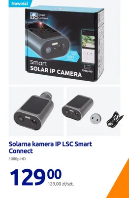 Solarna kamera IP LSC Smart Connect 1080p HD promocja w Action