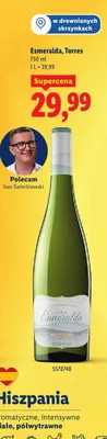 Wino białe, półwytrawne aromatyczne, intensywne promocja w Lidl