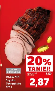 Szynka Tatrzańska Olewnik promocja w Kaufland