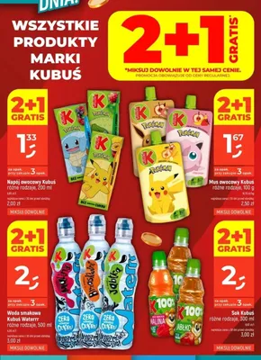 Sok Kubuś 100% malina promocja w Dealz