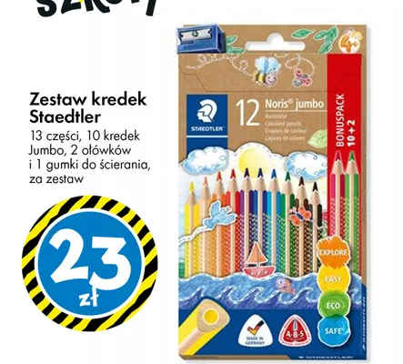 Zestaw kredek promocja w Tedi